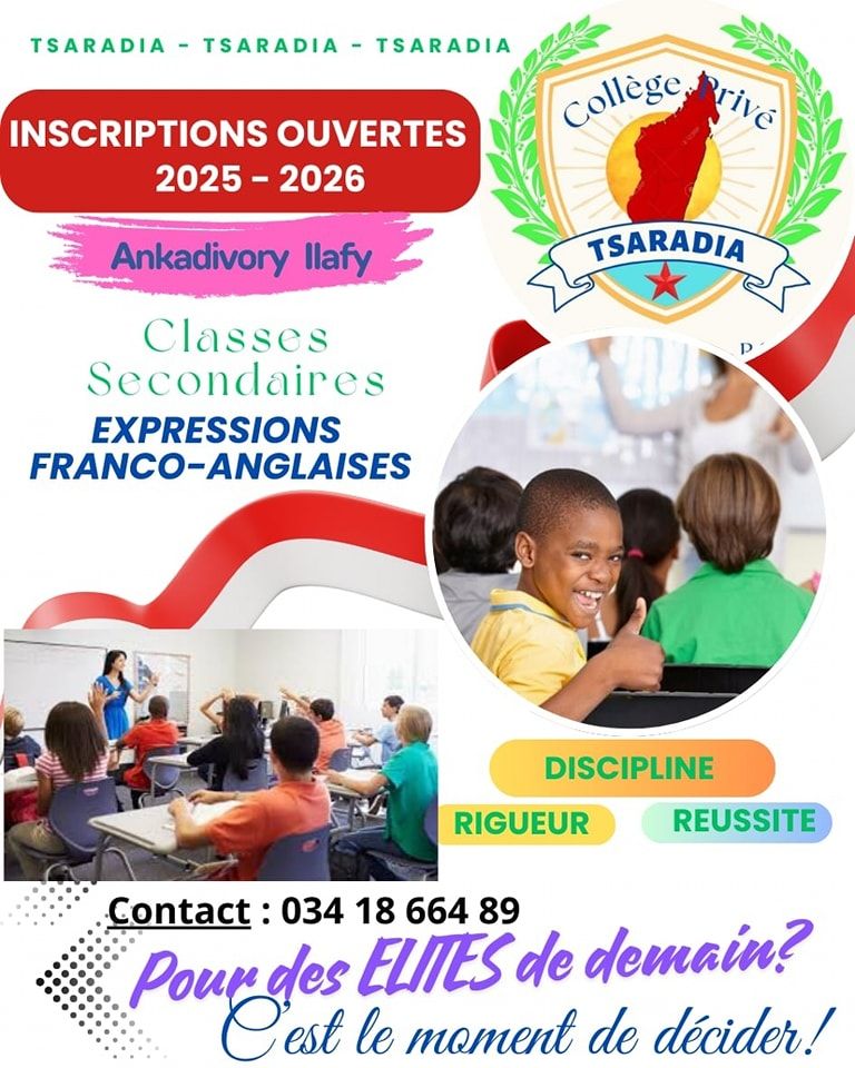 Inscriptions ouvertes 2025-2026