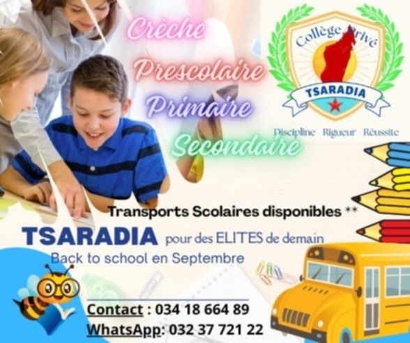 Illustration de l'article : Rentrée scolaire au Collège Tsaradia