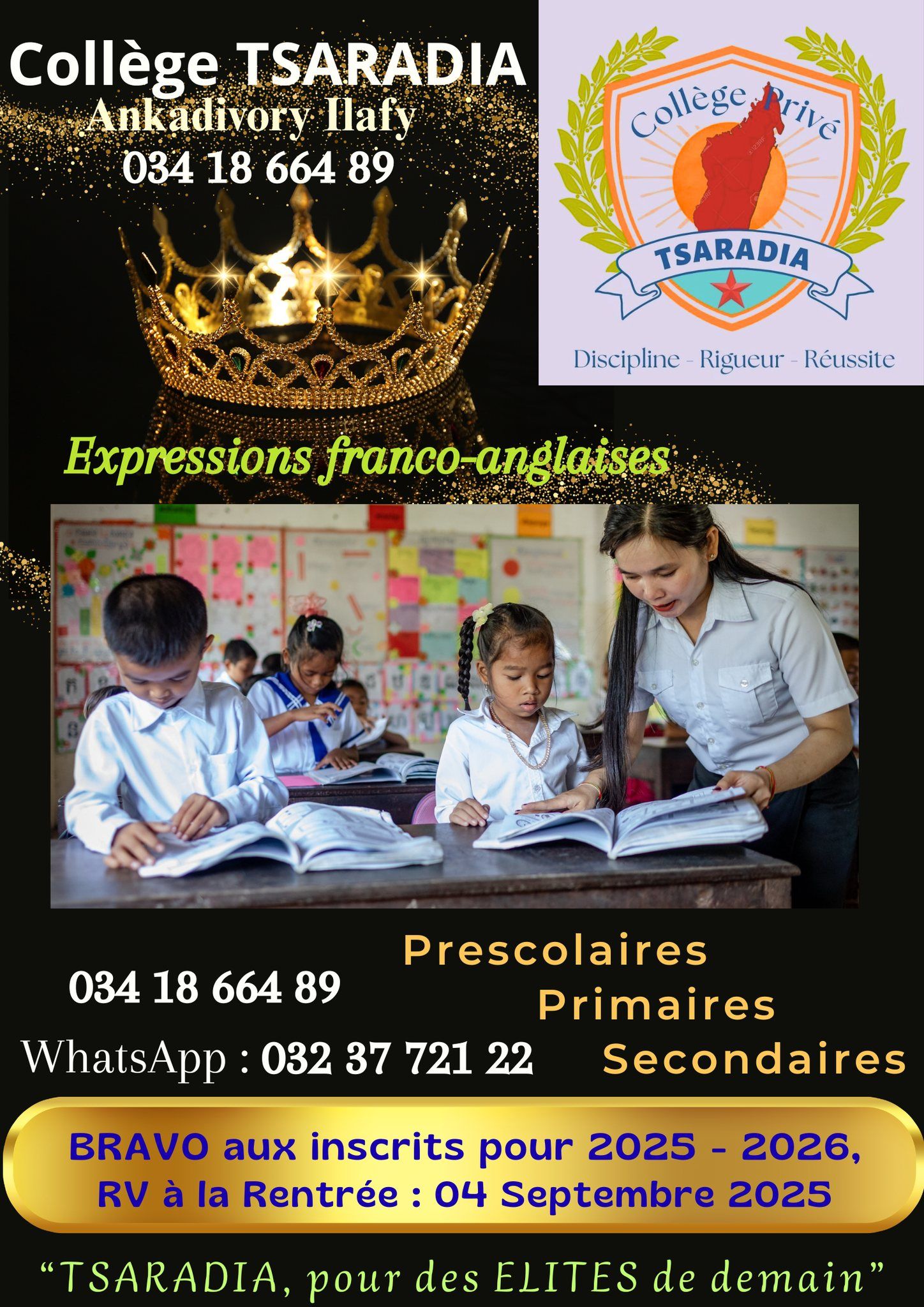 Illustration de l'article : Orientation scientifique & expression franco-anglaise au Collège Tsaradia